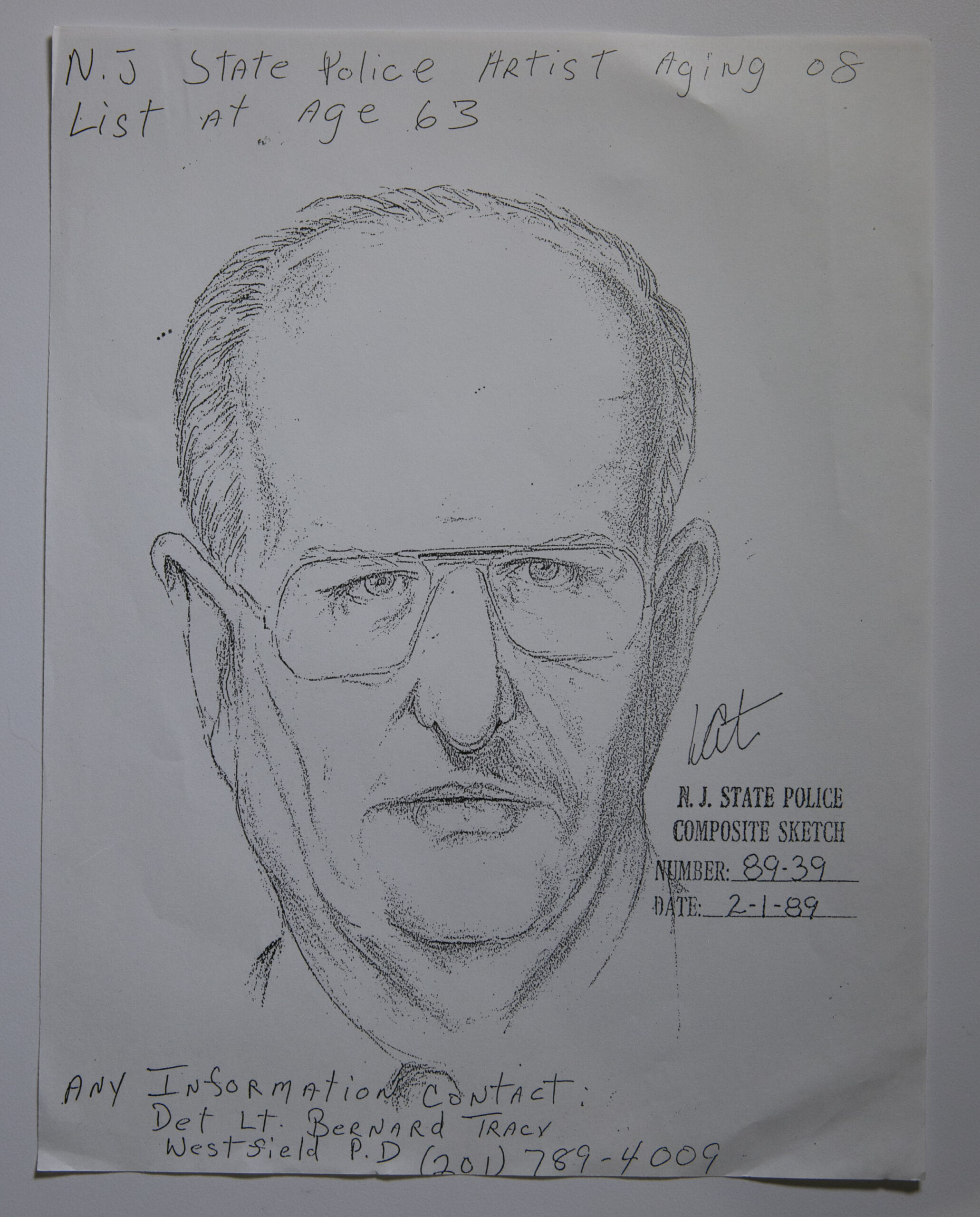 Police composite sketch of John List